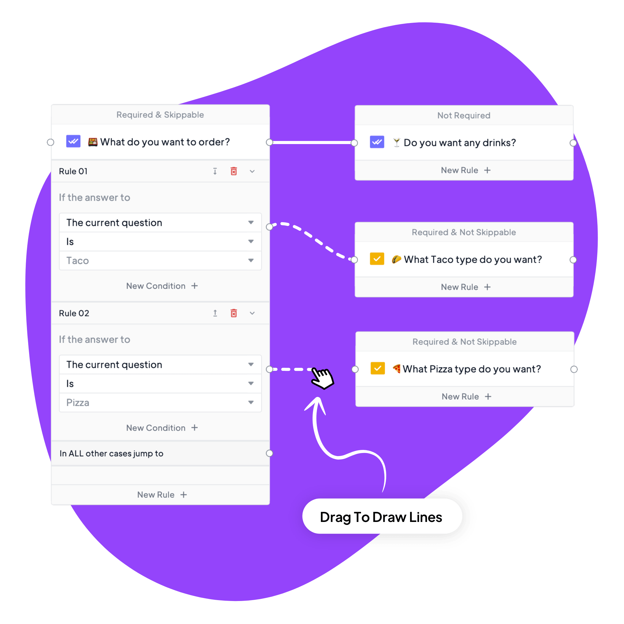 Drag To Draw Your Logic Visually